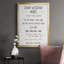 Stay Safe Rules - Art textuel sur toile encadré-1658462644-1658462647