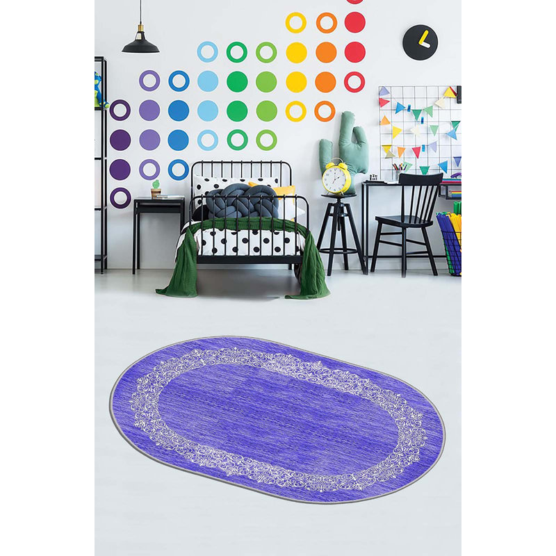 Premium Hall Carpet, 2.6 x 6.6 Feet, 100% Polyester, 650 g/m² | Antibacterial, Non-Slip Underside, 0.3 in Pile Height | Machine Washable, 3D Digital Printing | Durable & Stylish for Any Entryway or Living Room