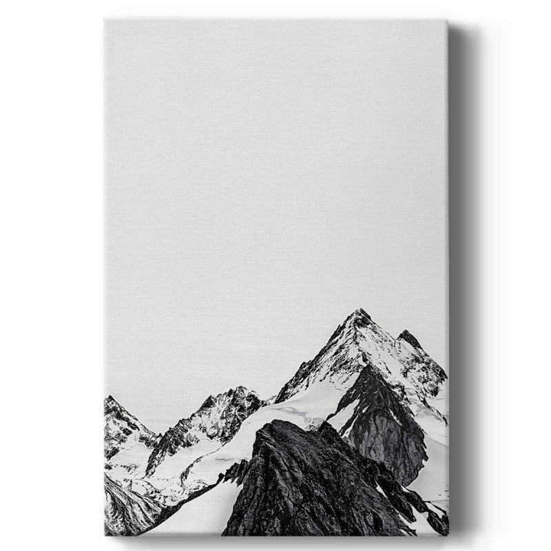 Paysage avec toile tendue avec châssis LXVII - Prêt à être accroché, H 18 po x l 12 po