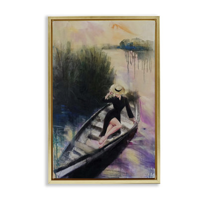 Cadre flottant Fashion Diva on River Boat, design par Lucille Lee