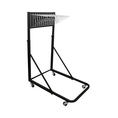 Steel Vertical File Blueprint Rolling Stand With 30 Inch Hanging Clamps