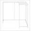 Table d'appoint, console, vestibule, étroit, d'angle, stratifié blanc, métal blanc, contemporain, moderne-622742169