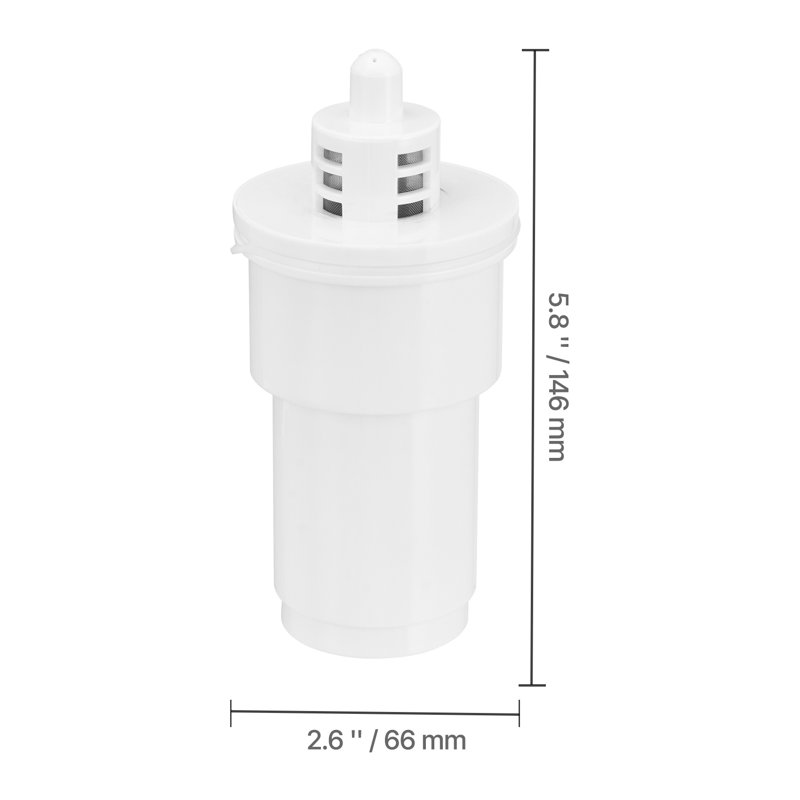 3-Pack Replacement Water Filter Pitcher Cartridges - Multi-Stage Filtration System for Cleaner, Fresher Tasting Drinking Water