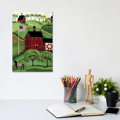 " American Red Quilt House " by Cheryl Bartley