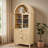 Vintage Cabinet For Study Or Living, High - Quality Retro Handles, Engineered Wood, Multi Level Partition Storage, Brown Wood Functional Cabinet, American Contemporary Style, Filler, Suitable Living