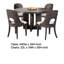 Ensemble de table de salle à manger 5 pièces Zoko-111934058