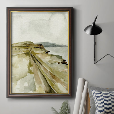 North Sea Coast I, toile encadrée de qualité supérieure - prête à être accrochée