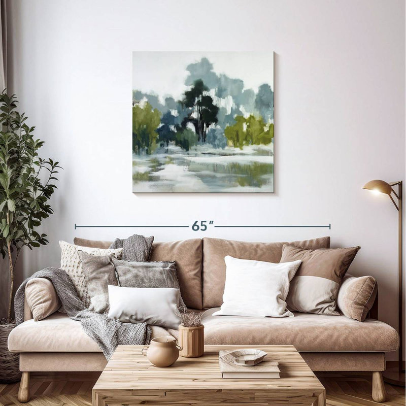 River Reflections, 36" H x 36" W