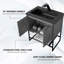  Meuble-lavabo 2-en-1 mural et autoportant avec comptoir et lavabo, armoire de rangement à tablette ouverte-1976912118-1962190202