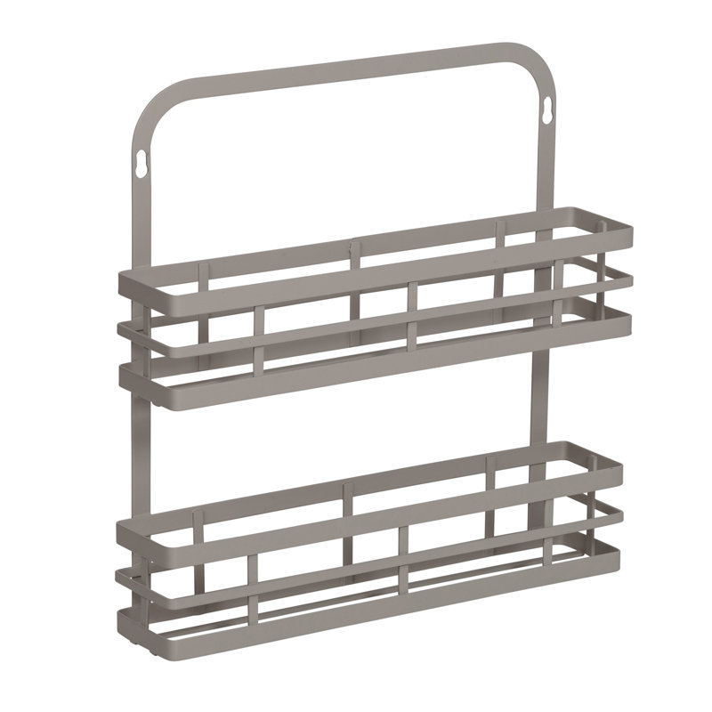 10 Jar Spice Rack, Gray