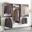 Rookwood Wall Mounted Wood Closet System-1284807514