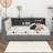 Platform Bed Frame With Hidden Storage Headboard, Rotatable Holder, Side Bookcase & 2 Drawers-1175249853