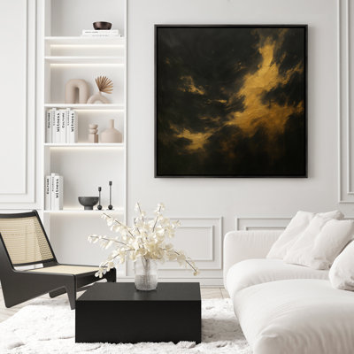 Art mural encadré abstrait rétro antique classique pour chambre à coucher