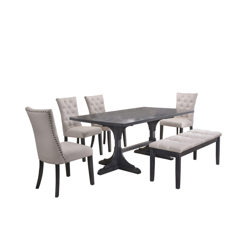 Majeic - Person Trestle Dining Set