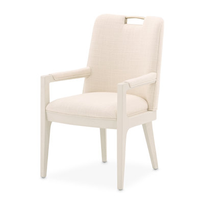 Fauteuil de salle à manger Portrait - Albâtre blanc