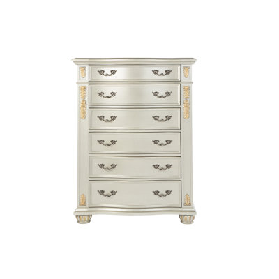 Commode Lyon, champagne argenté