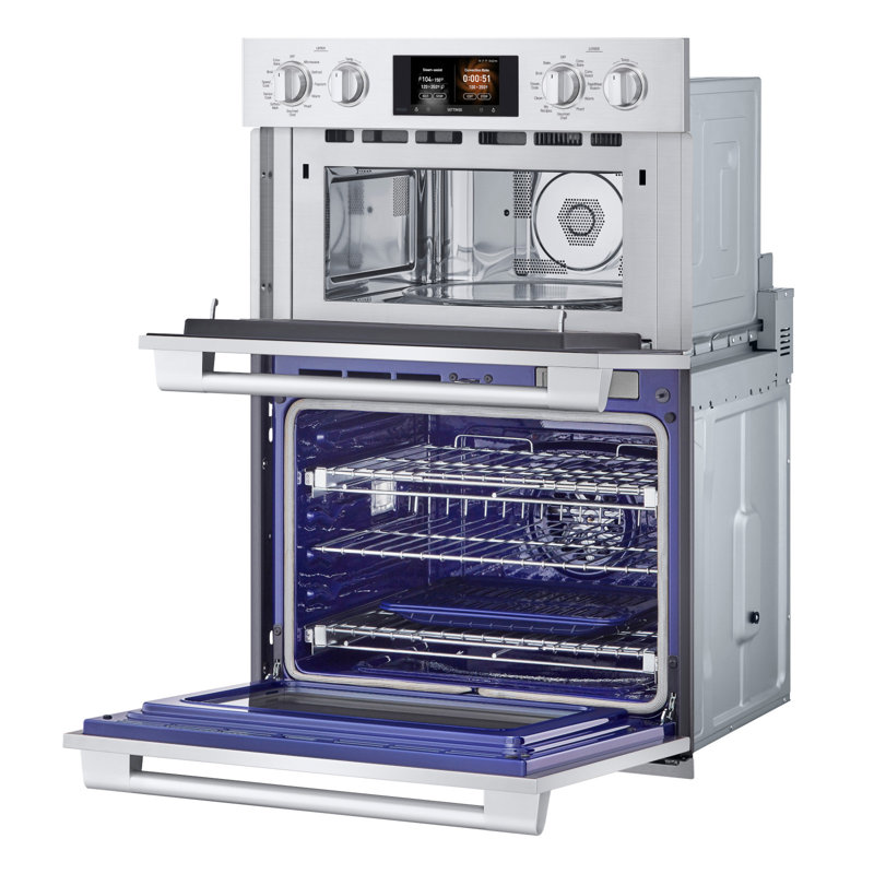 30-Inch Double Wall Oven With Steam-Combi