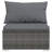 27.6" Wide Square Patio Sectional Set with Cushions