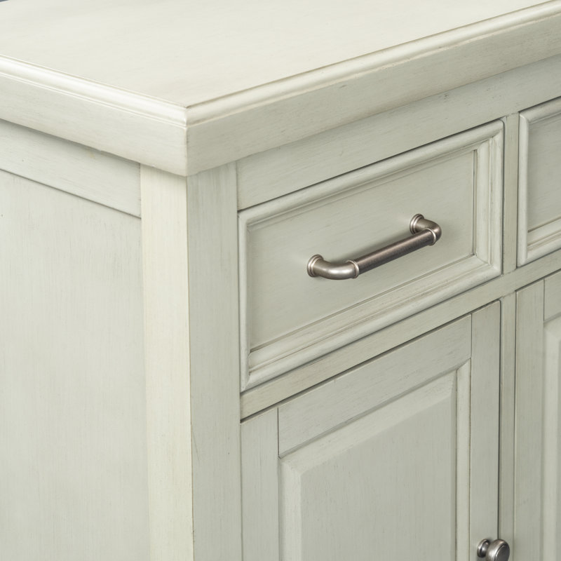 Wartow Raised Panel Door Server, Grey