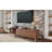 Media Console Table for TVs up to 80'', Entertainment Center with 5 Solid Wood Legs