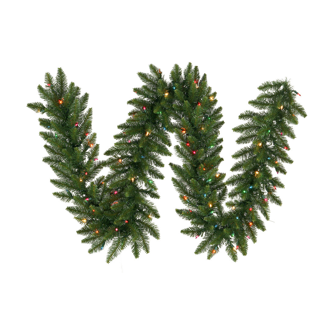 Peabody 50' x 14" Pre-Lit Fir Commercial Artificial Christmas Garland - Multi LED The Twillery Co.®