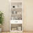 79'' H X 31.5'' W 4-Tier Office Storage Cabinet With Drawer