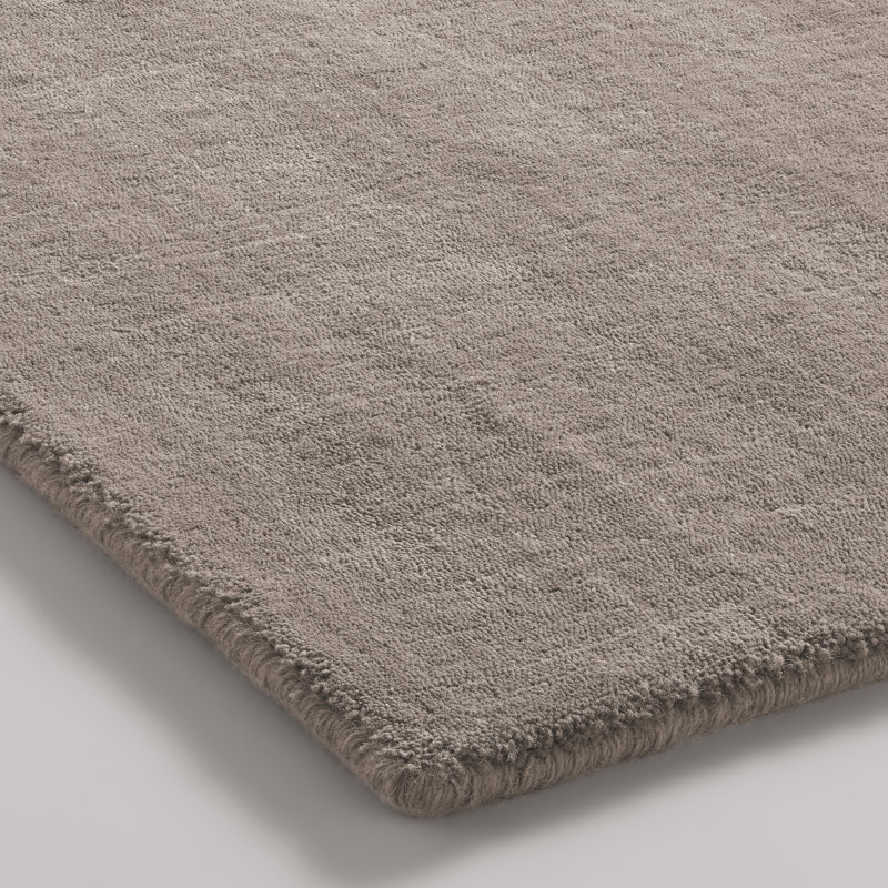 Filtered Out Wool Area Rug in Gray, Rectangle 9' x 12'
