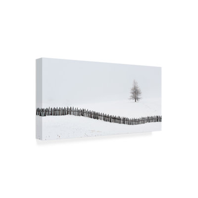 Bolog Vito Miribung The Larch Behind The Fence Canvas Art