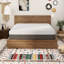 Matelas triple couche en mousse de refroidissement pour dormeuses chaudes, lit simple TG de 12 po - Soulagement de la pression et soutien de la colonne vertébrale, certifié CertiPur-US, conception de lit dans une boîte-333858745-333858751