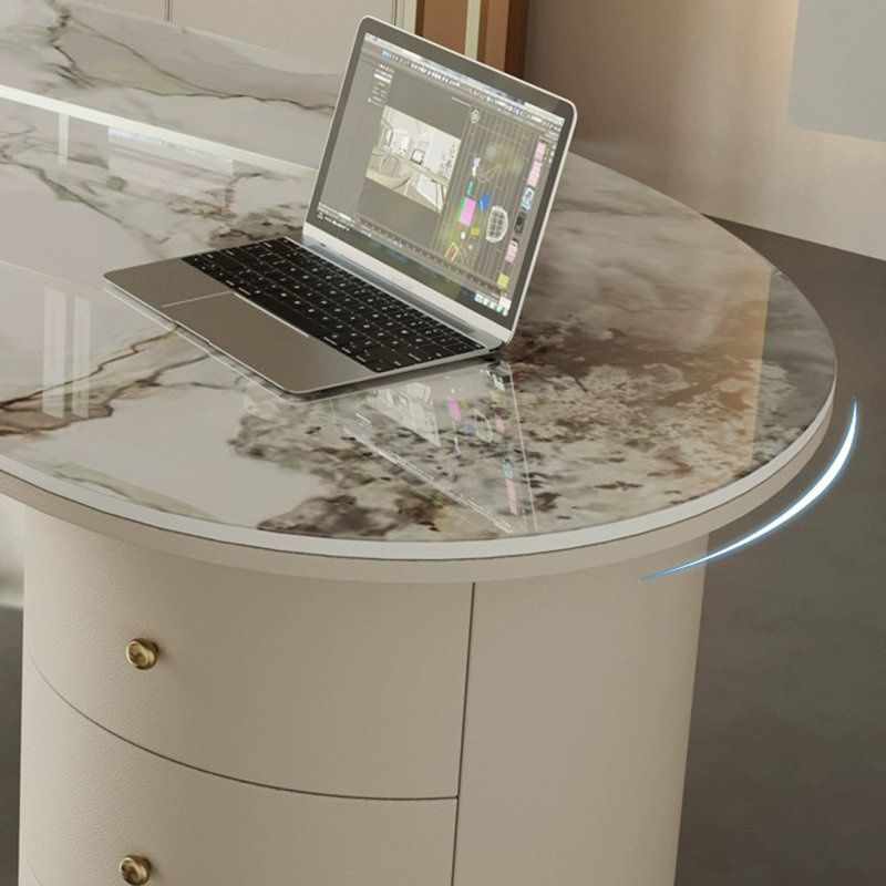 Tokarz Writing Desk, 29.53" H x 55.12" W x 27.56" D