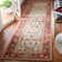 Tapis rouge en laine crocheté à la main Hollander