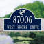 Nautical 2-Line Wall Address Plaque-542986423-542986422