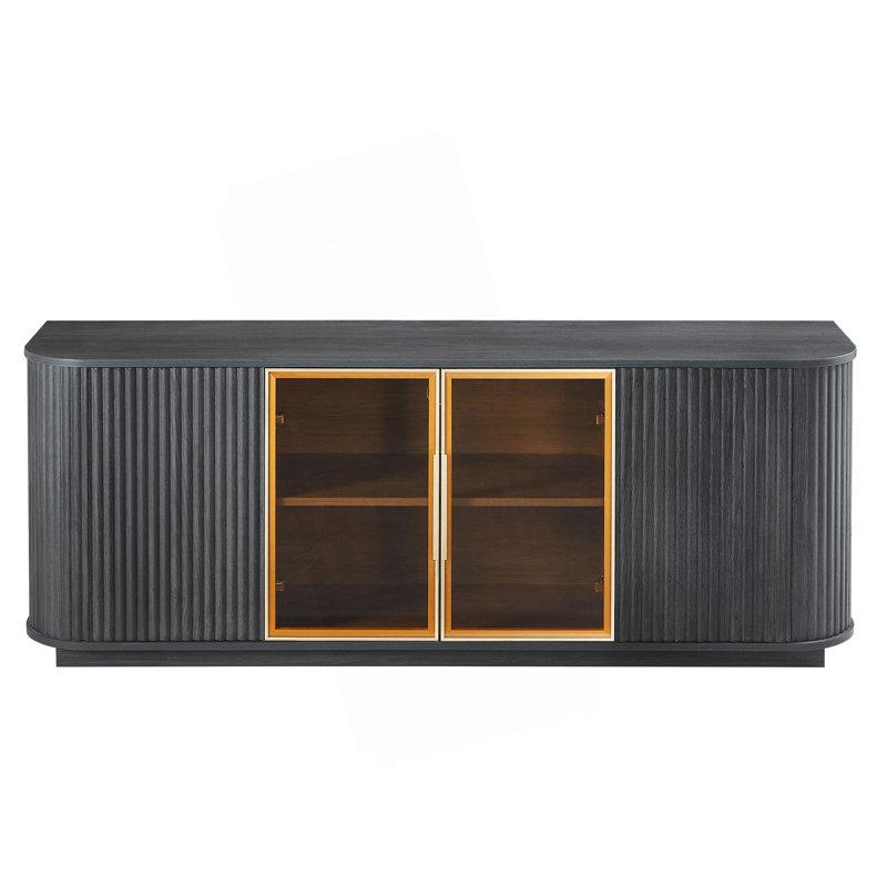 Armoire de rangement à rayures verticales Wavy