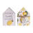  MDF Lemon House Block Decor Set of 2 Spring Home Decorations