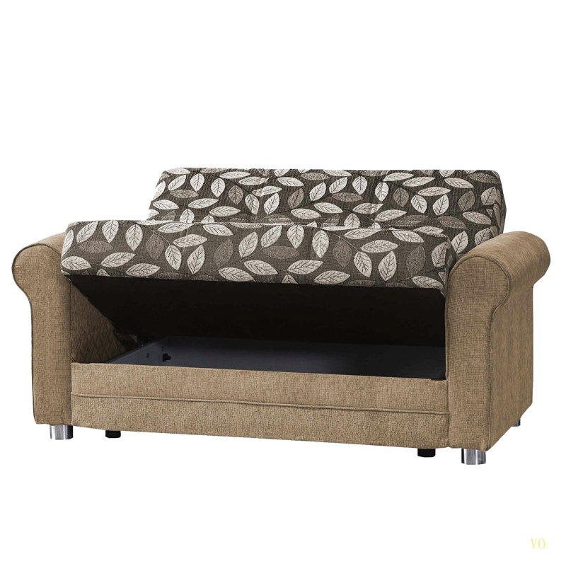 Causeuse convertible avec rangement Loveseat Sofa Collection, Beige