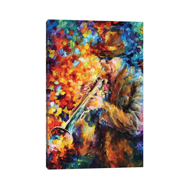 Elegant Sound 1 Piece Painting on Canvas, 20.32 cm H x 30.48 cm W, Wrapped Canvas