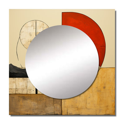 Denel - Modern Geometric Large Square Mirror For Wall Art Decor
