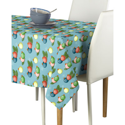 Howell Christmas Bubble Ornaments Tablecloth