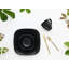 Magic Black Square Stoneware Dinnerware Set 16 Piece - Service for 4