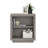 Bookcase, Medium Grey Finish