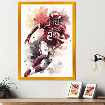 «Football Player on Field III», reproduction sur toile