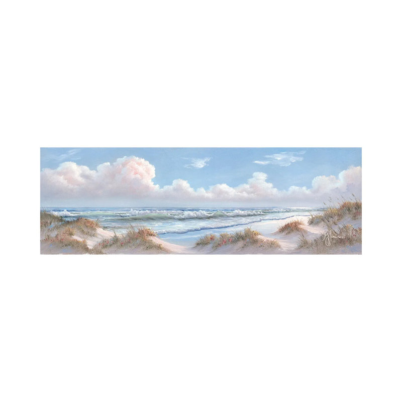 Paysage marin I, H 16 po x l 48 po x P 1,5 po