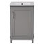Petit meuble-lavabo avec lavabo en céramique Reylin-917456695