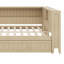 Wood Daybed With Storage Shelves And Trundle