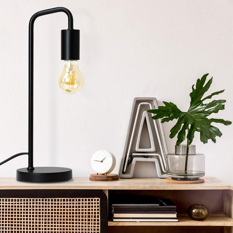 Ensemble de lampes de bureau 15,5 po, Noir