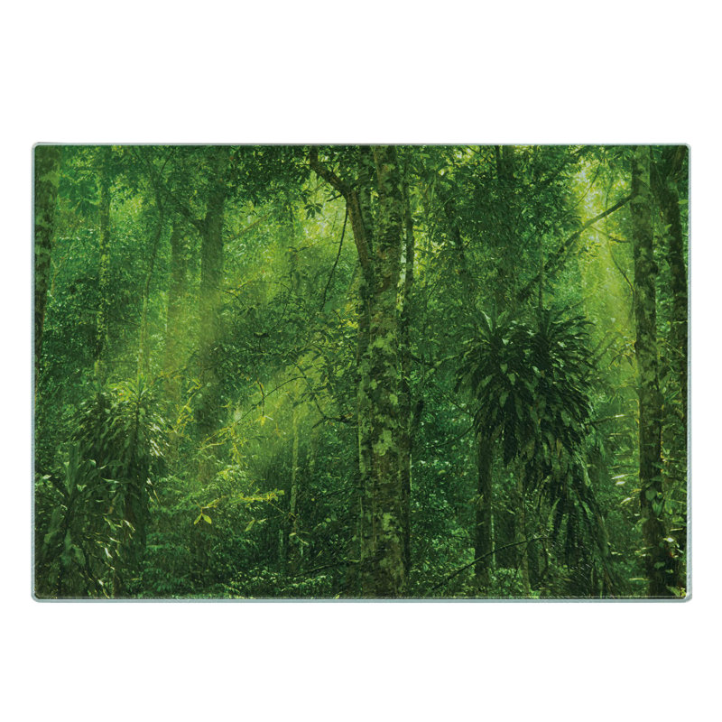 Planche à découper en verre trempé Ambesonne