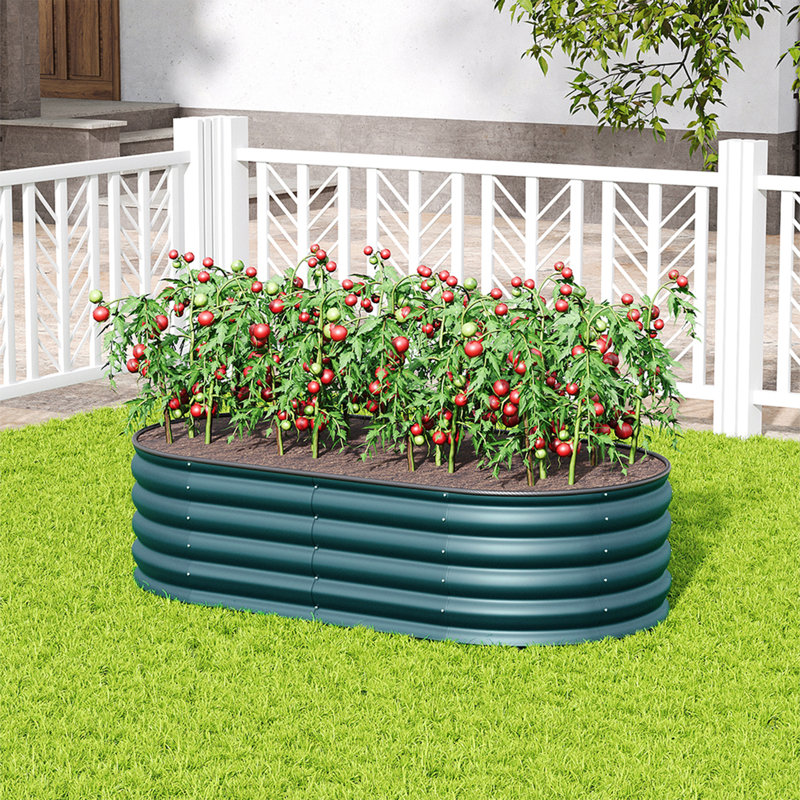 Planter Box, Green, 42cm H x 160cm W x 80cm D