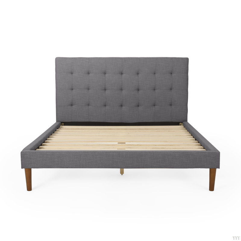 UPHOLSTERY BED -COMBO, Charcoal, Queen