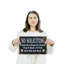 «No Soliciting Dogs on Guard», panneau en plastique 10 po x 14 po-119524597