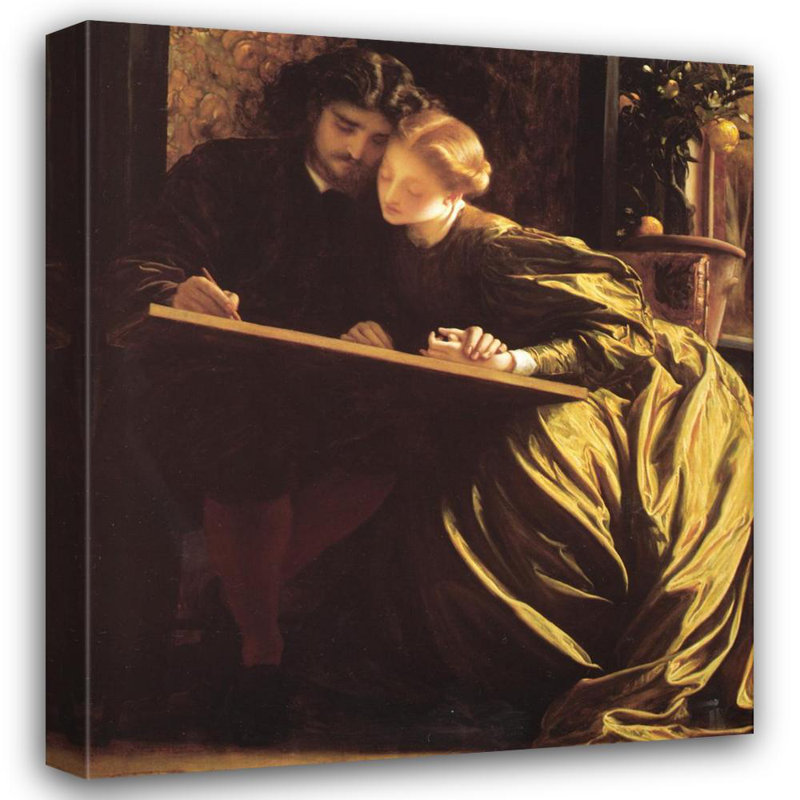 La lune de miel du peintre, H 23 po x l 20 po
